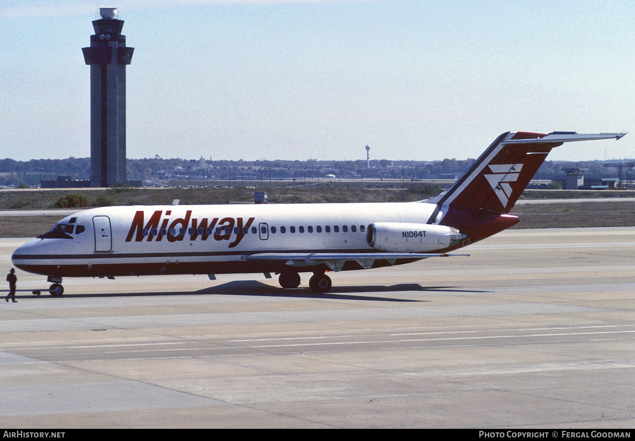 Aircraft Photo of N1064T | Douglas DC-9-15 | Midway Airlines | AirHistory.net #84439