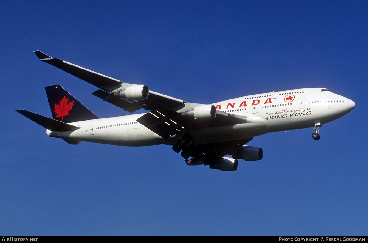 Aircraft Photo of C-GAGL | Boeing 747-433M | Air Canada | AirHistory.net #84441