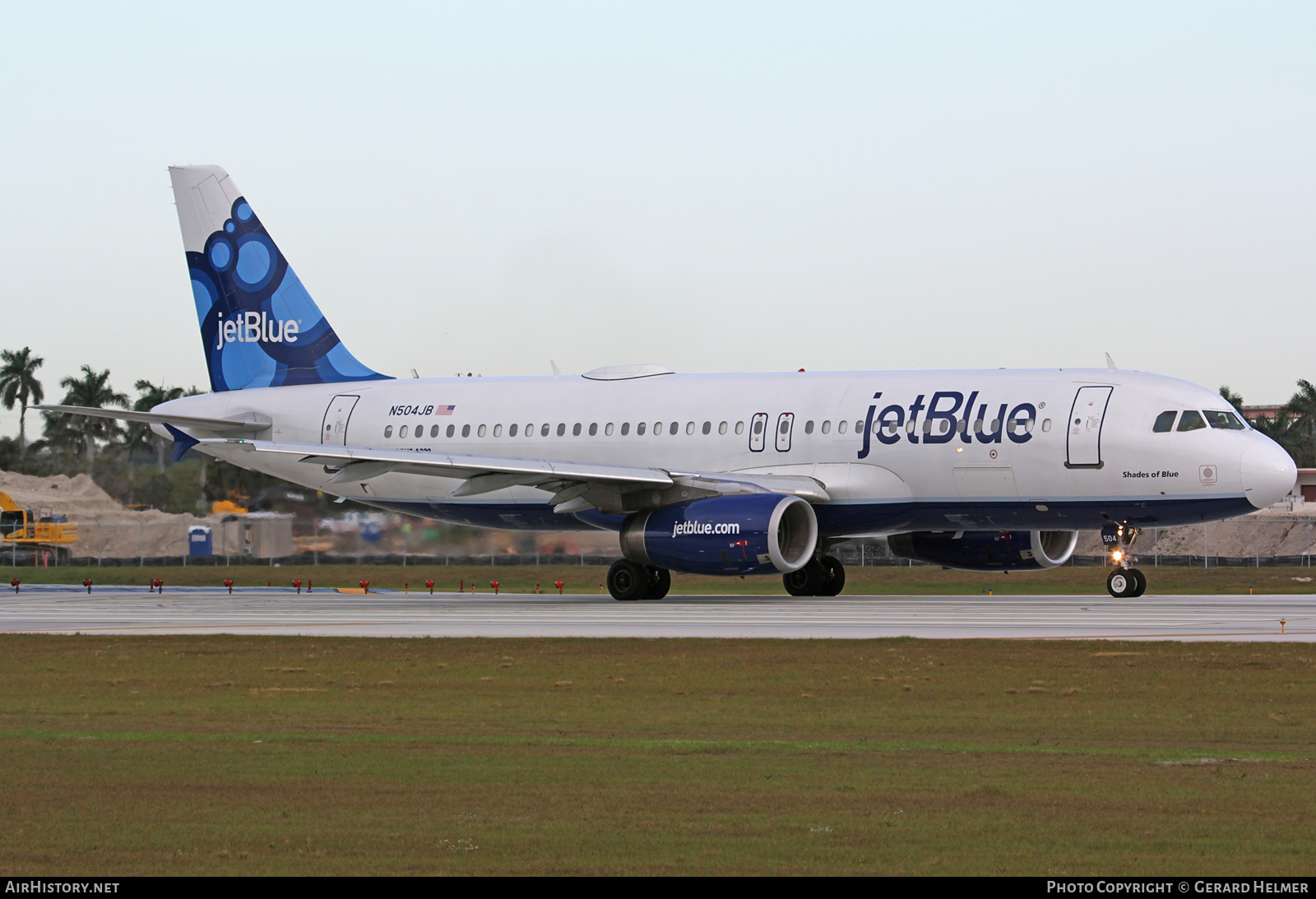 Aircraft Photo of N504JB | Airbus A320-232 | JetBlue Airways | AirHistory.net #84444