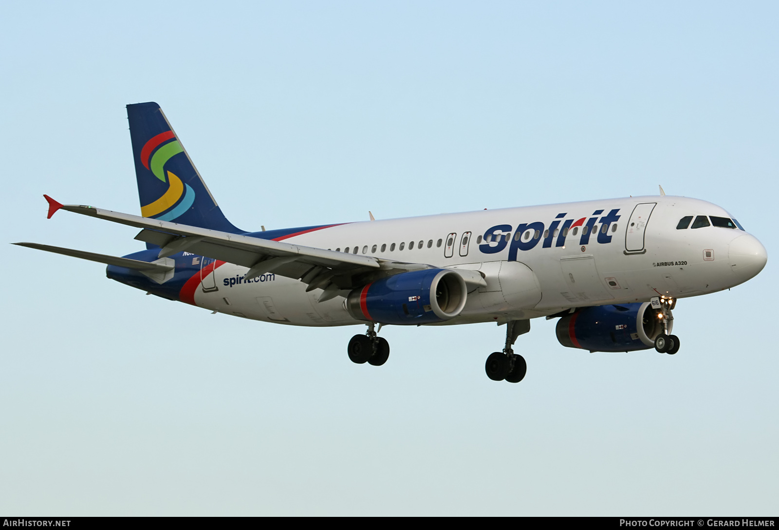 Aircraft Photo of N616NK | Airbus A320-232 | Spirit Airlines | AirHistory.net #84447