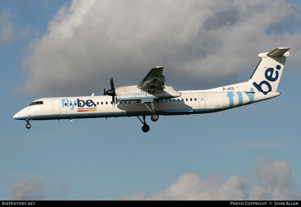 Aircraft Photo of G-JEDI | Bombardier DHC-8-402 Dash 8 | Flybe - British European | AirHistory.net #84469