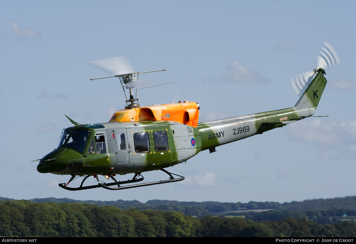 Aircraft Photo of ZJ969 | Bell 212 AH.1 | UK - Army | AirHistory.net #84480