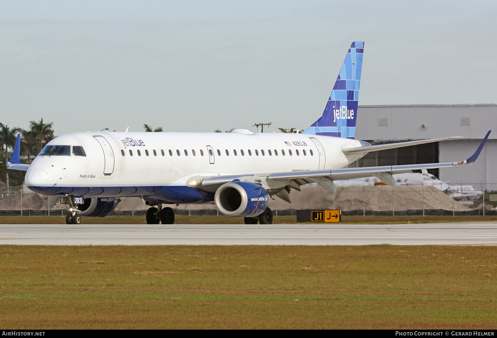 Aircraft Photo of N283JB | Embraer 190AR (ERJ-190-100IGW) | JetBlue Airways | AirHistory.net #84488