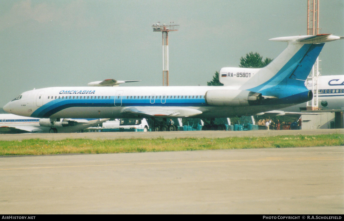 Aircraft Photo of RA-85801 | Tupolev Tu-154M | Omskavia | AirHistory.net #84490