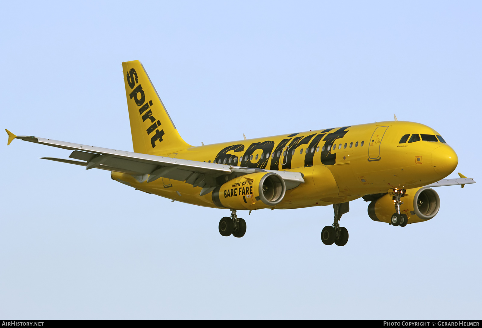 Aircraft Photo of N506NK | Airbus A319-132 | Spirit Airlines | AirHistory.net #84496