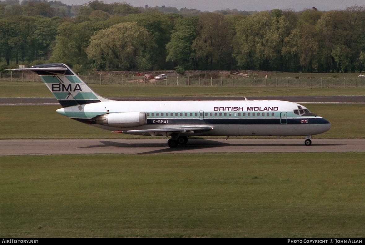 Aircraft Photo of G-BMAI | Douglas DC-9-14 | British Midland Airways - BMA | AirHistory.net #84562