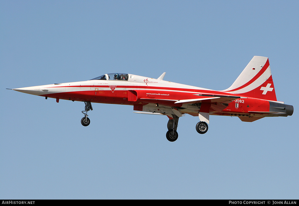 Aircraft Photo of J-3082 | Northrop F-5E Tiger II | Switzerland - Air Force | AirHistory.net #84564