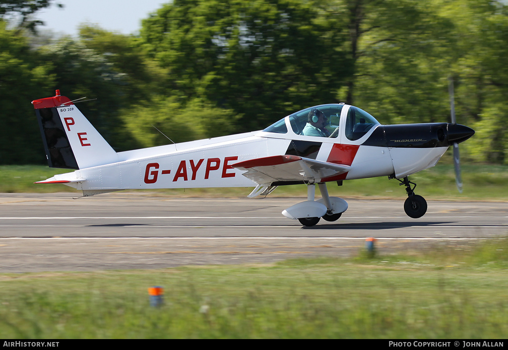 Aircraft Photo of G-AYPE | Bolkow BO-209 Monsun | AirHistory.net #84580
