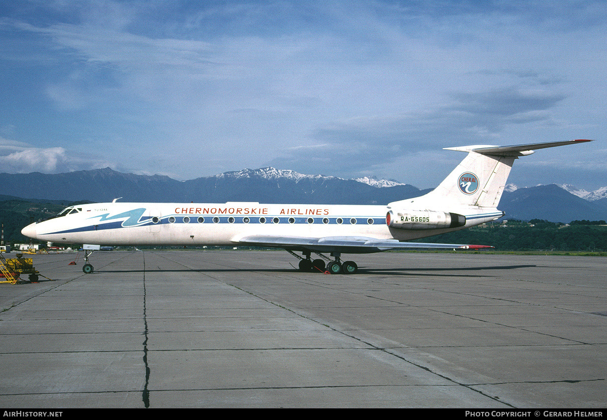 Aircraft Photo of RA-65605 | Tupolev Tu-134A | Cheral - Chernomorskie Airlines | AirHistory.net #84622