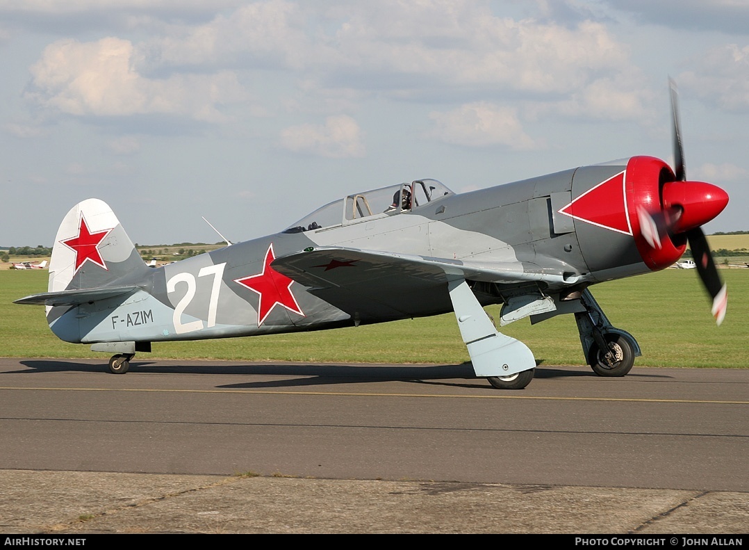 Aircraft Photo of F-AZIM | Yakovlev Yak-3U | Soviet Union - Air Force | AirHistory.net #84631