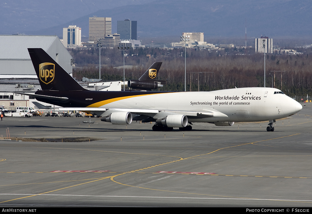 Aircraft Photo of N570UP | Boeing 747-44AF/SCD | United Parcel Service - UPS | AirHistory.net #84650