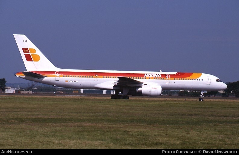 Aircraft Photo of EC-GBX | Boeing 757-236 | Iberia | AirHistory.net #84676