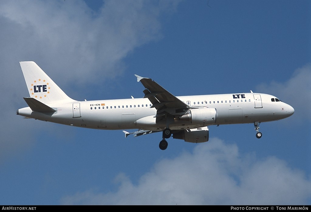 Aircraft Photo of EC-ICN | Airbus A320-214 | LTE International Airways | AirHistory.net #84697