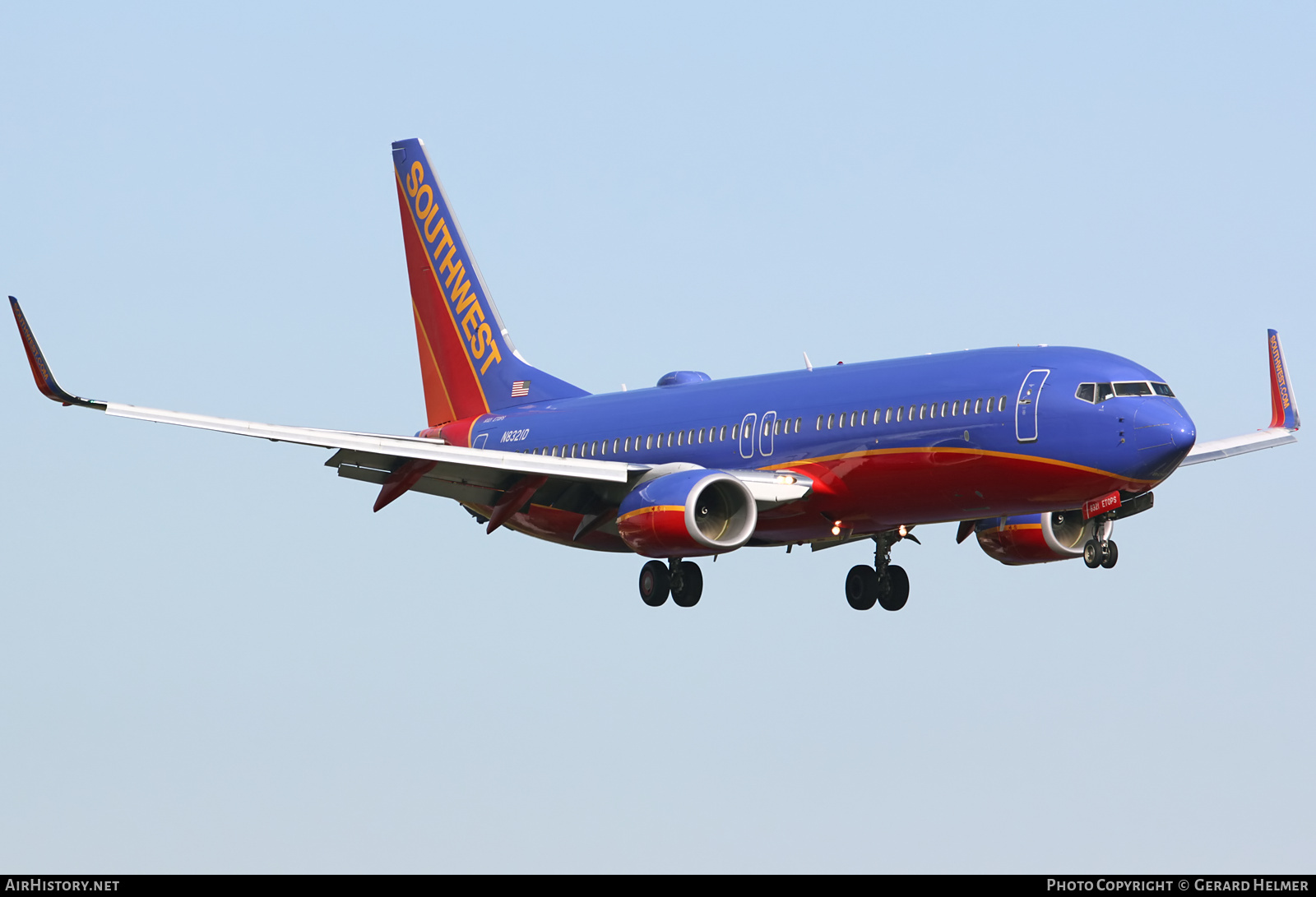 Aircraft Photo of N8321D | Boeing 737-8H4 | Southwest Airlines | AirHistory.net #84707