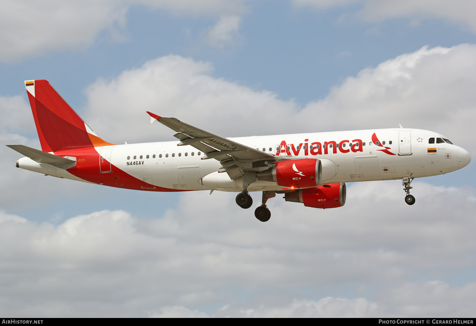 Aircraft Photo of N446AV | Airbus A320-214 | Avianca | AirHistory.net #84712