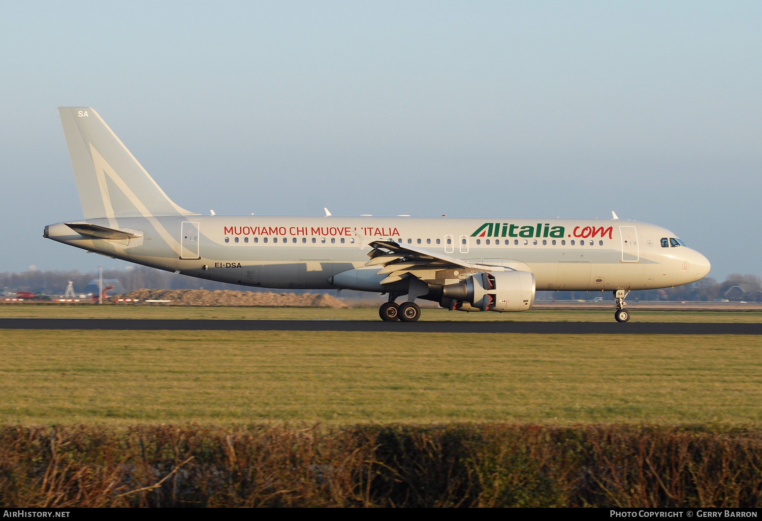 Aircraft Photo of EI-DSA | Airbus A320-216 | Alitalia | AirHistory.net #84714