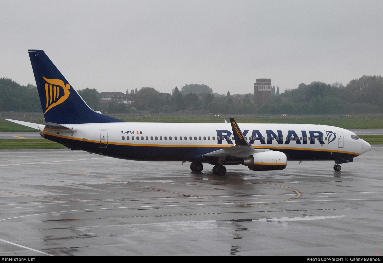 Aircraft Photo of EI-EBV | Boeing 737-8AS | Ryanair | AirHistory.net #84722