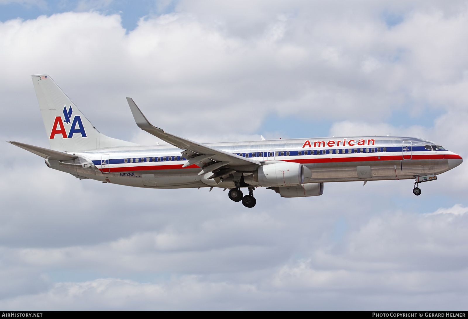 Aircraft Photo of N912NN | Boeing 737-823 | American Airlines | AirHistory.net #84729