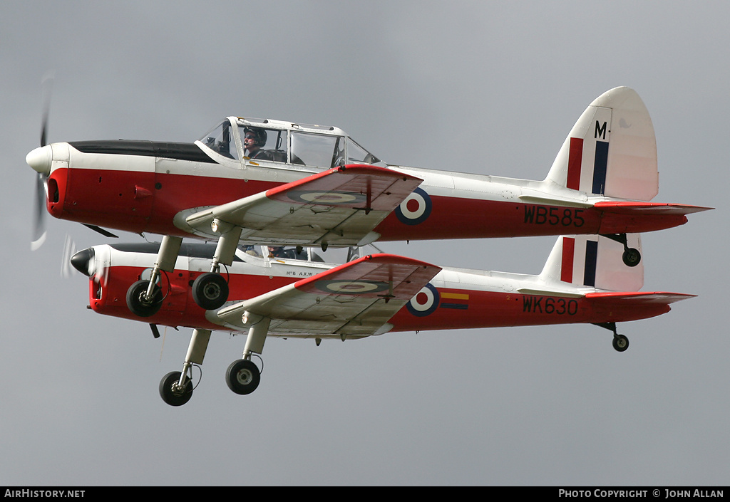 Aircraft Photo of G-AOSY / WB585 | De Havilland DHC-1 Chipmunk Mk22 | UK - Air Force | AirHistory.net #84738