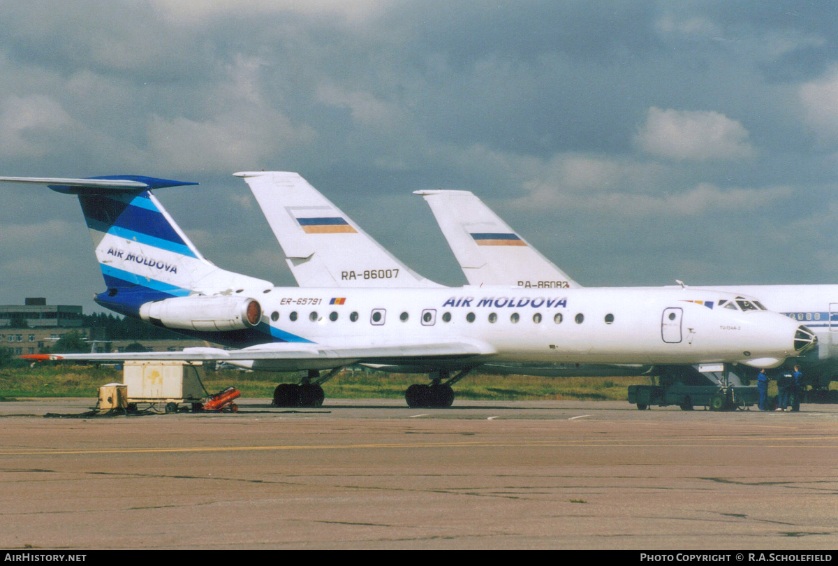 Aircraft Photo of ER-65791 | Tupolev Tu-134A-3 | Air Moldova | AirHistory.net #84748