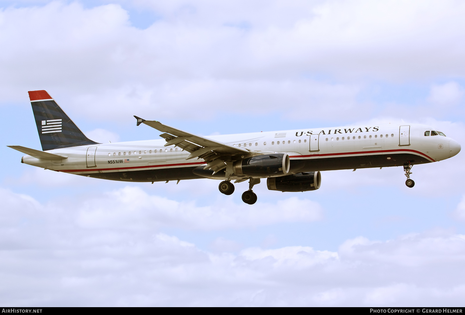 Aircraft Photo of N551UW | Airbus A321-231 | US Airways | AirHistory.net #84755