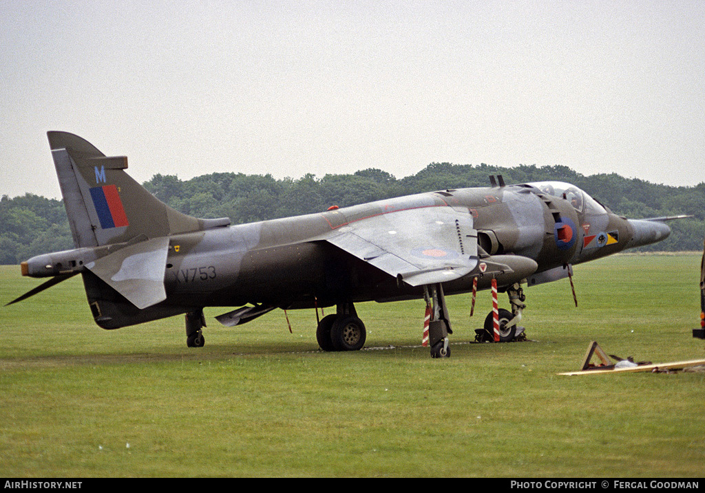 Aircraft Photo of XV753 | Hawker Siddeley Harrier GR3 | UK - Air Force | AirHistory.net #84770