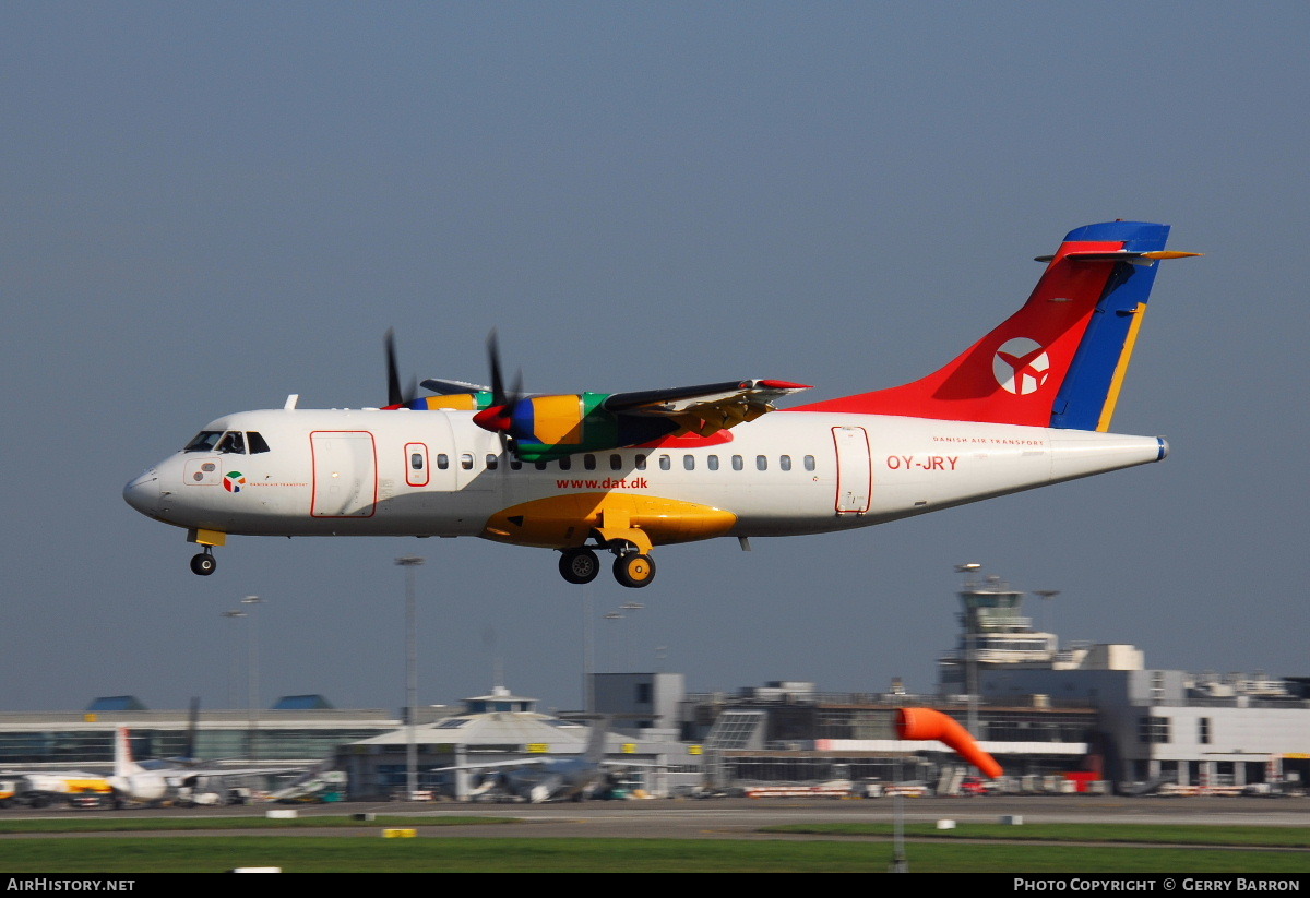 Aircraft Photo of OY-JRY | ATR ATR-42-300 | Danish Air Transport - DAT | AirHistory.net #84779