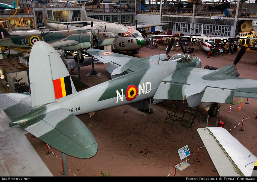 Aircraft Photo of MB-24 | De Havilland D.H. 98 Mosquito NF30 | Belgium - Air Force | AirHistory.net #84787