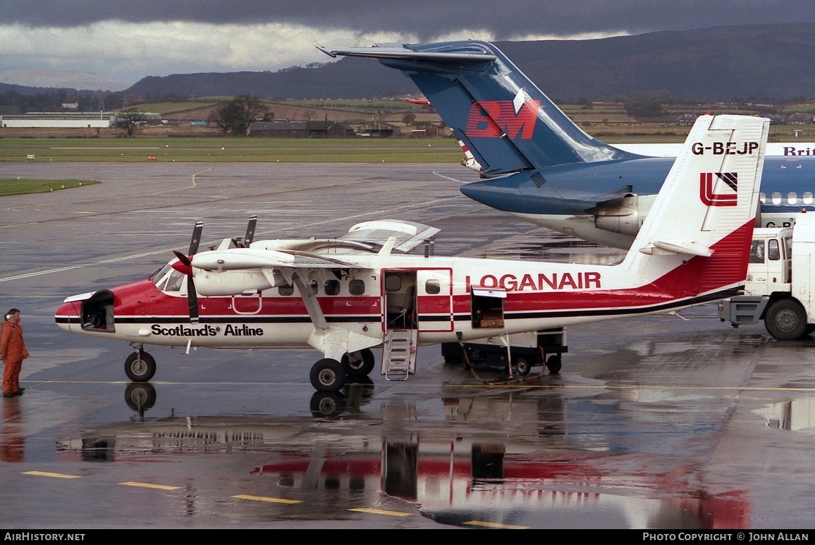 Aircraft Photo of G-BEJP | De Havilland Canada DHC-6-310 Twin Otter | Loganair | AirHistory.net #84788