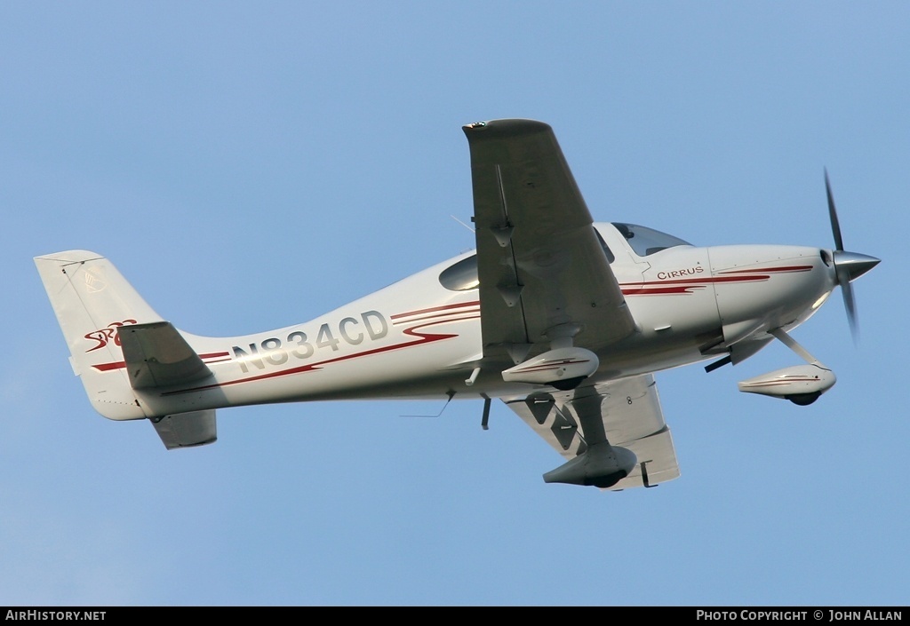 Aircraft Photo of N834CD | Cirrus SR-22 G1 | AirHistory.net #84793