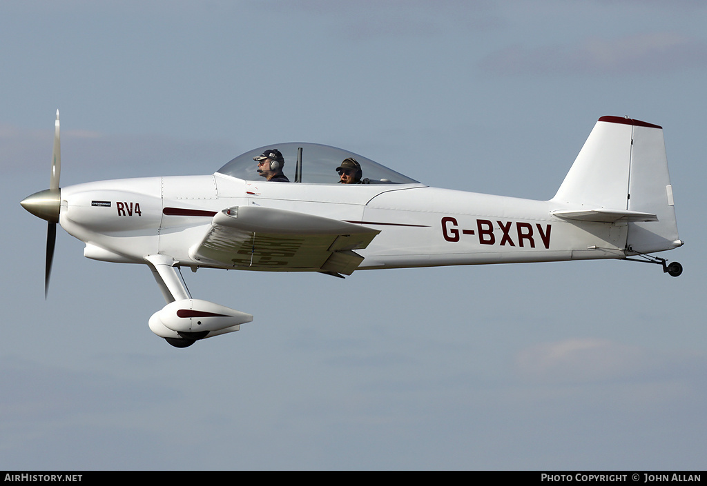 Aircraft Photo of G-BXRV | Van's RV-4 | AirHistory.net #84795