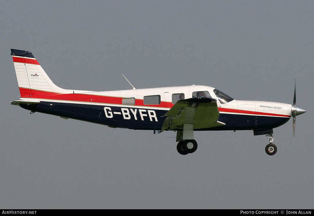 Aircraft Photo of G-BYFR | Piper PA-32R-301 Saratoga II HP | AirHistory.net #84798