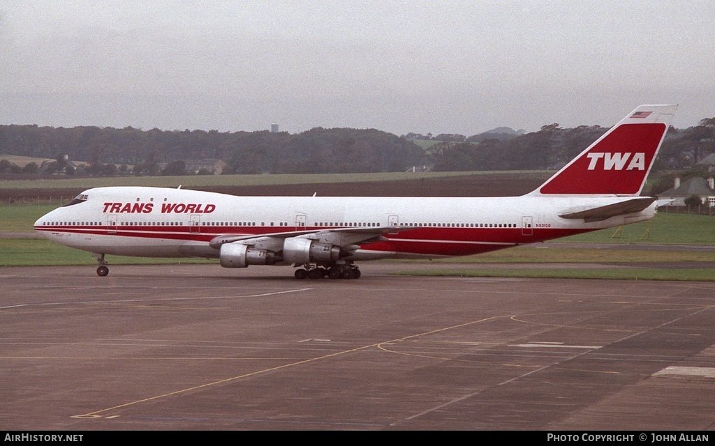 Aircraft Photo of N93108 | Boeing 747-131 | Trans World Airlines - TWA | AirHistory.net #84817