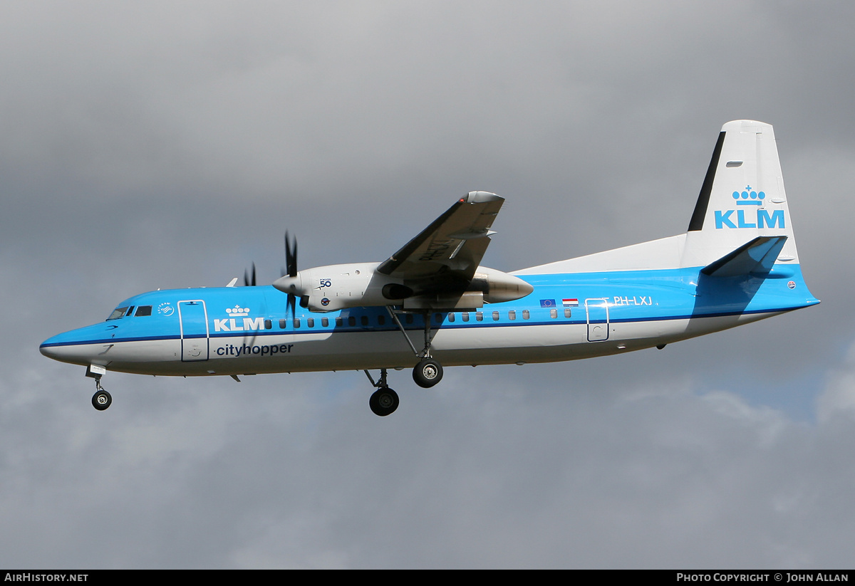 Aircraft Photo of PH-LXJ | Fokker 50 | KLM Cityhopper | AirHistory.net #84825