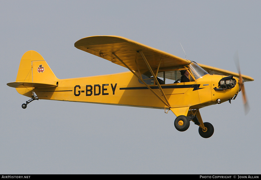 Aircraft Photo of G-BDEY | Piper J-3C-65 Cub | AirHistory.net #84832