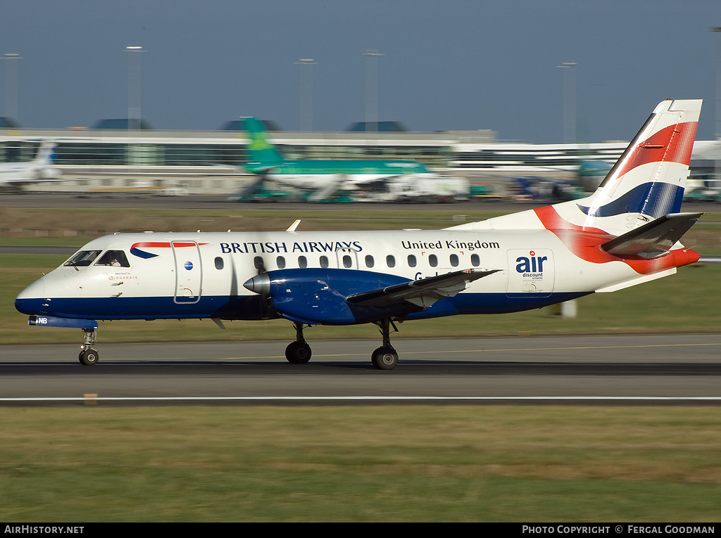 Aircraft Photo of G-LGNB | Saab 340B | British Airways | AirHistory.net #84846