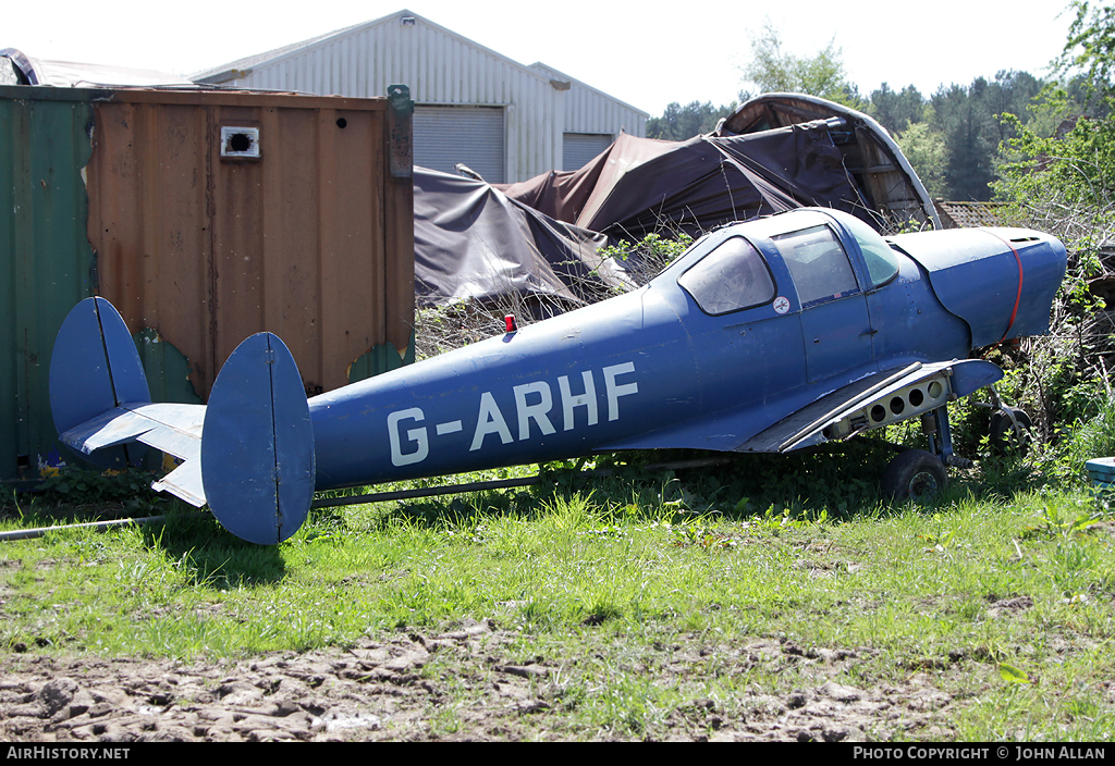 Aircraft Photo of G-ARHF | Forney F-1A Aircoupe | AirHistory.net #84858