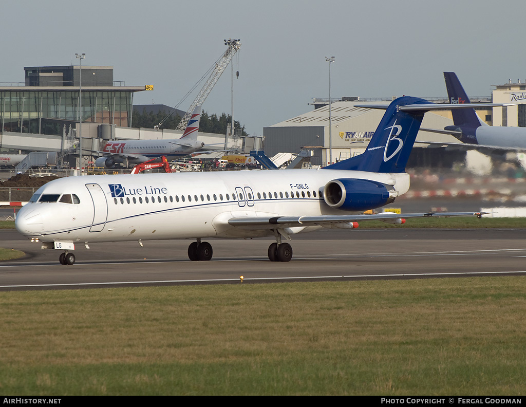 Aircraft Photo of F-GNLG | Fokker 100 (F28-0100) | Blue Line | AirHistory.net #84873