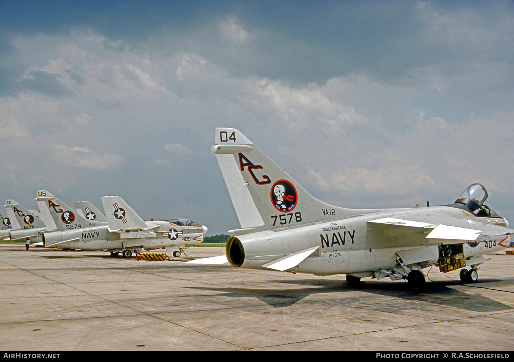 Aircraft Photo of 157578 / 7578 | LTV A-7E Corsair II | USA - Navy | AirHistory.net #84892