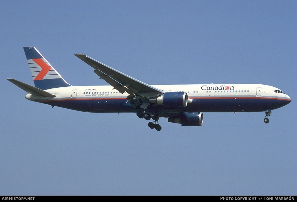 Aircraft Photo of C-FPCA | Boeing 767-375/ER | Canadian Airlines | AirHistory.net #84893