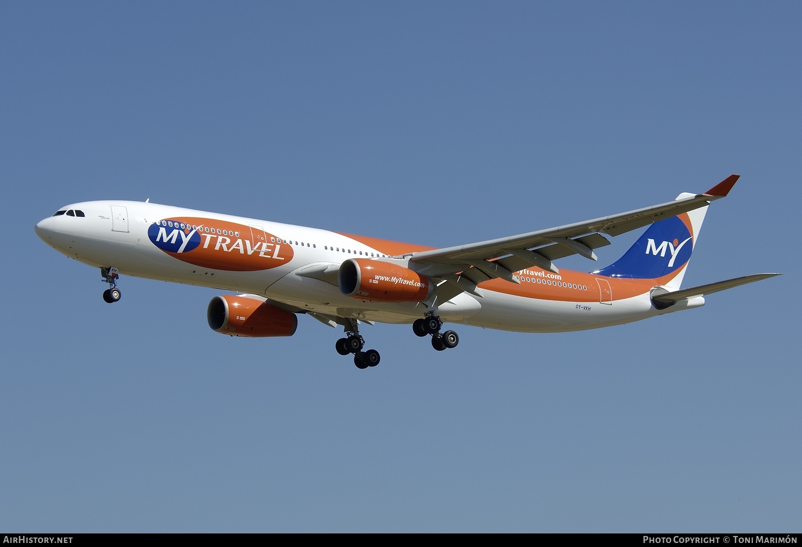 Aircraft Photo of OY-VKH | Airbus A330-343 | MyTravel Airways | AirHistory.net #84900