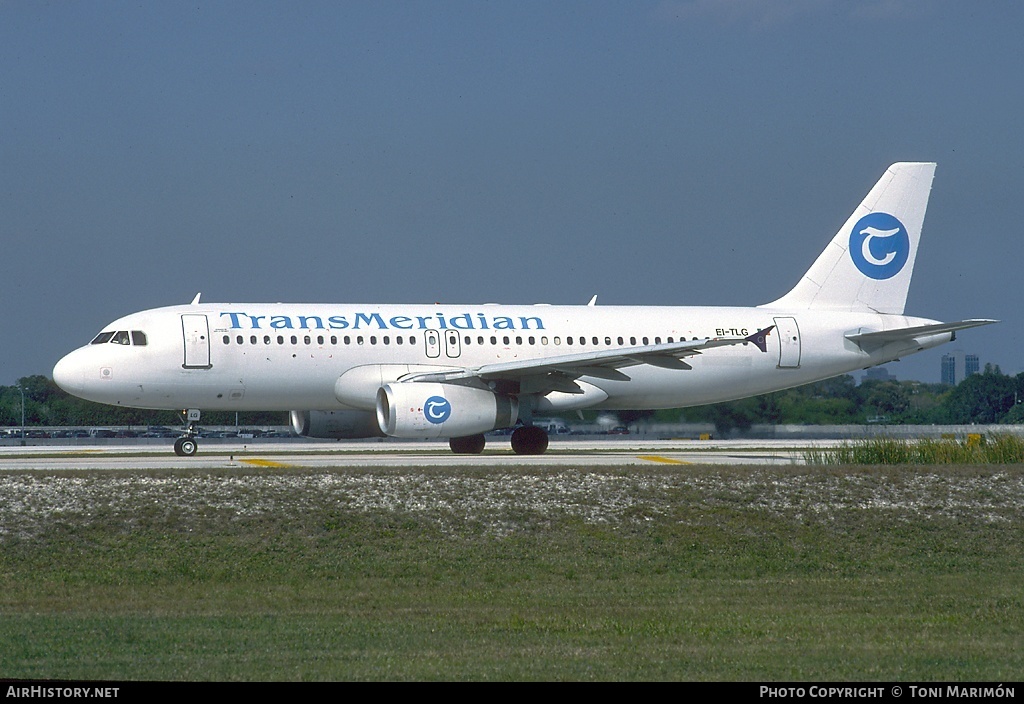 Aircraft Photo of EI-TLG | Airbus A320-211 | TransMeridian Airlines | AirHistory.net #84903