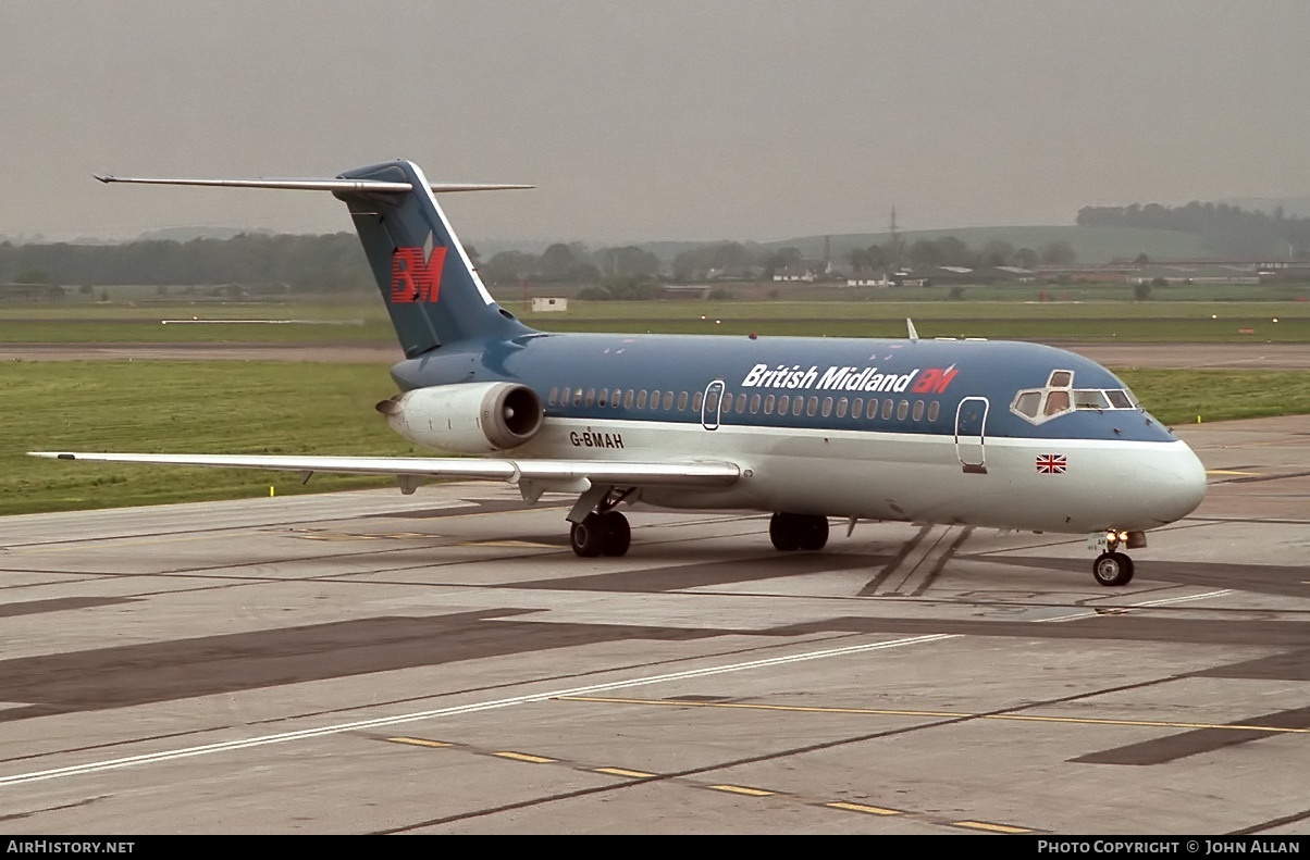 Aircraft Photo of G-BMAH | Douglas DC-9-14 | British Midland Airways - BMA | AirHistory.net #84949