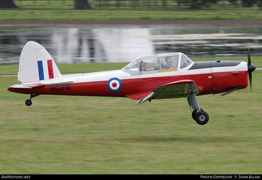 Aircraft Photo of G-BCAH / WG316 | De Havilland DHC-1 Chipmunk Mk22 | UK - Air Force | AirHistory.net #84956