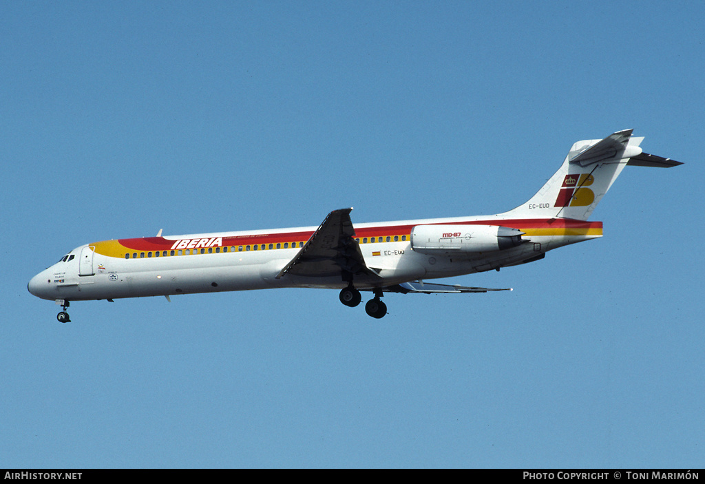 Aircraft Photo of EC-EUD | McDonnell Douglas MD-87 (DC-9-87) | Iberia | AirHistory.net #84964