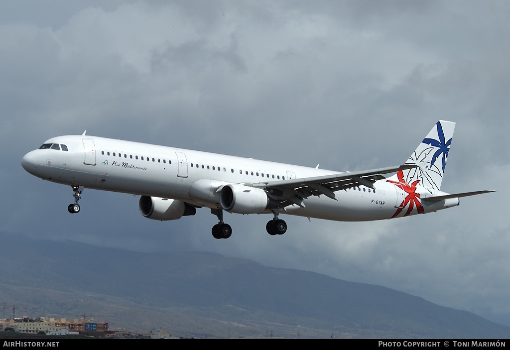 Aircraft Photo of F-GYAR | Airbus A321-111 | Air Méditerranée | AirHistory.net #84965