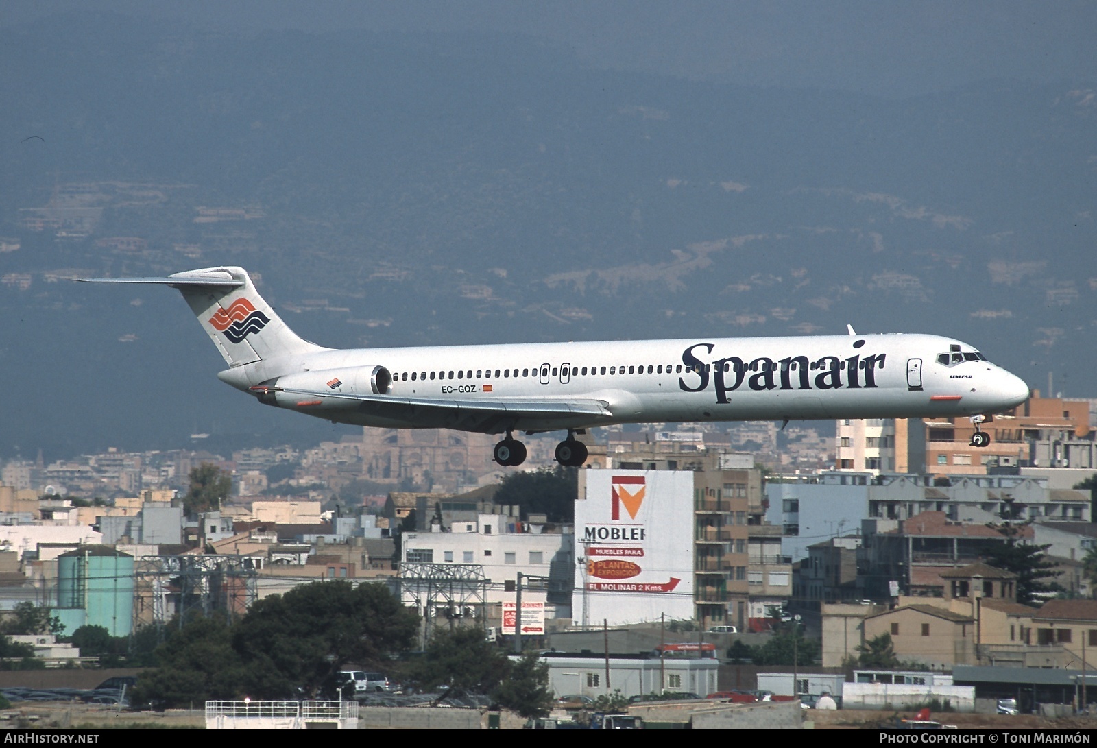 Aircraft Photo of EC-GQZ | McDonnell Douglas MD-82 (DC-9-82) | Spanair | AirHistory.net #84971