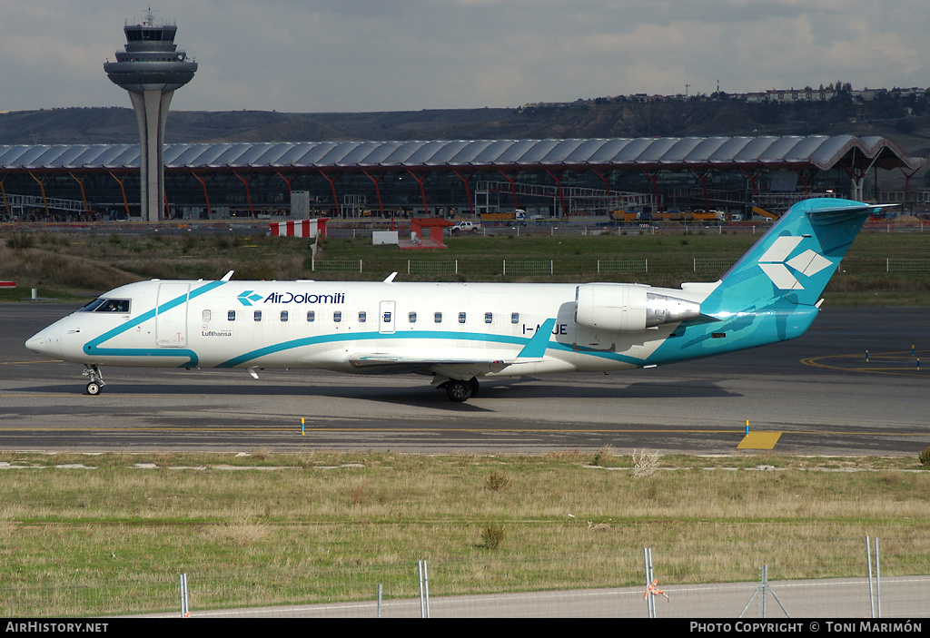 Aircraft Photo of I-ADJE | Bombardier CRJ-200LR (CL-600-2B19) | Air Dolomiti | AirHistory.net #84972