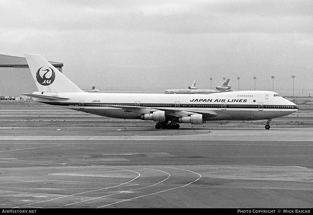 Aircraft Photo of JA8122 | Boeing 747-246B | Japan Air Lines - JAL | AirHistory.net #84991