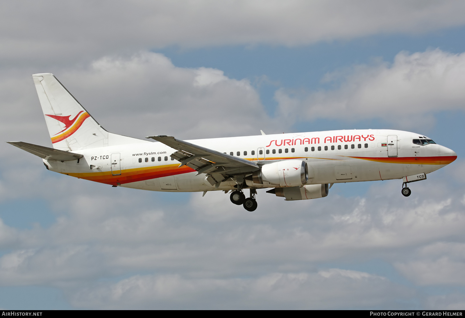 Aircraft Photo of PZ-TCO | Boeing 737-36N | Surinam Airways | AirHistory.net #84992
